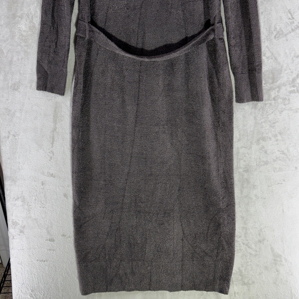 Barefoot Dreams CozyChic Lite Carbon Belted Long Robe Size XXS/XS - Picture 7 of 10